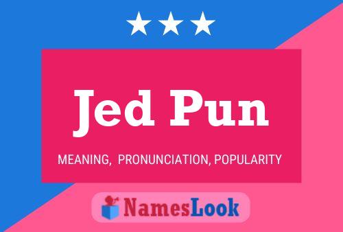 ملصق اسم Jed Pun