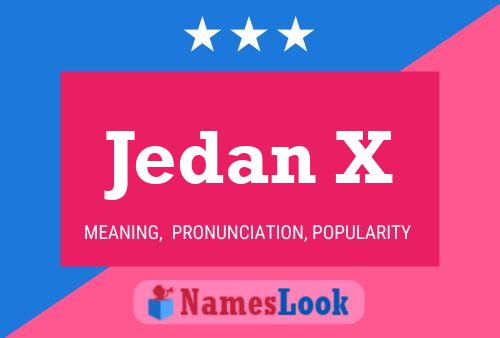 ملصق اسم Jedan X