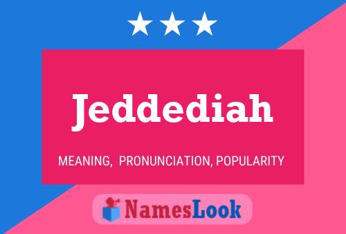 ملصق اسم Jeddediah