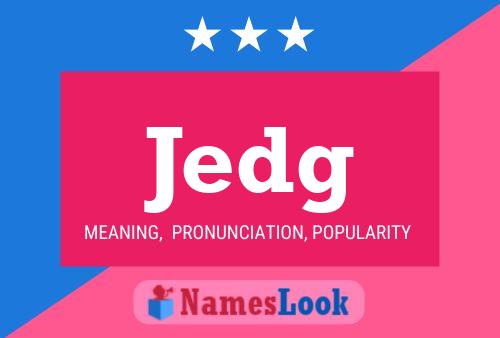 ملصق اسم Jedg