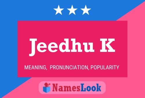 ملصق اسم Jeedhu K