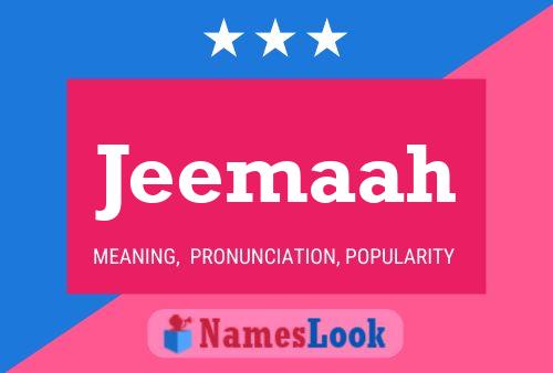 ملصق اسم Jeemaah