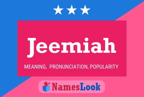 ملصق اسم Jeemiah