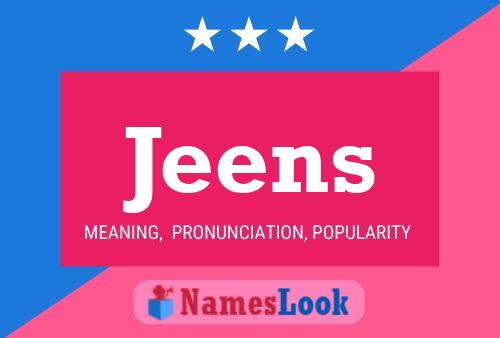 ملصق اسم Jeens