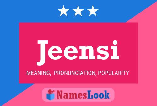 ملصق اسم Jeensi