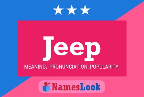 ملصق اسم Jeep