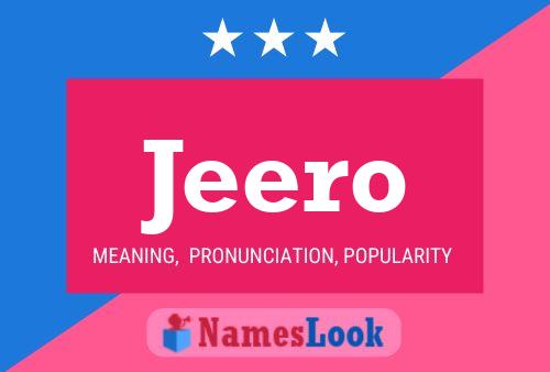 ملصق اسم Jeero