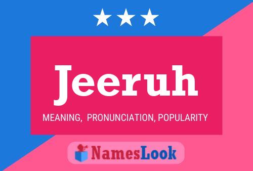 ملصق اسم Jeeruh