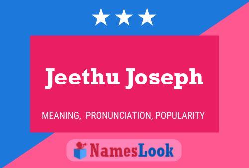 ملصق اسم Jeethu Joseph