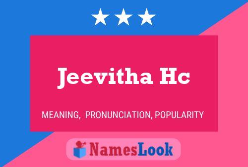 ملصق اسم Jeevitha Hc