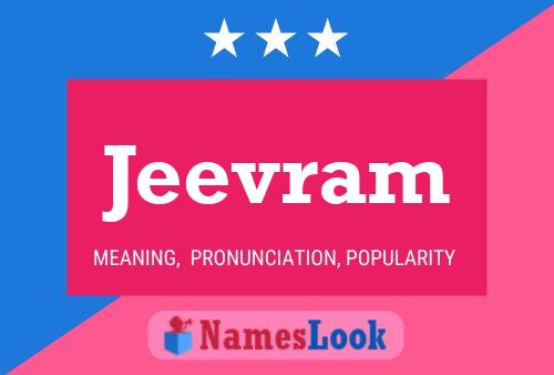 ملصق اسم Jeevram