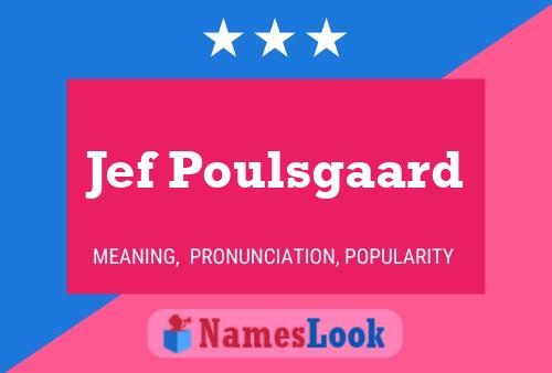 ملصق اسم Jef Poulsgaard