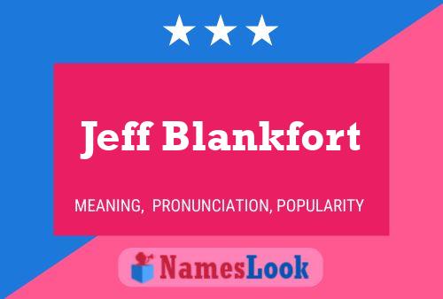 ملصق اسم Jeff Blankfort