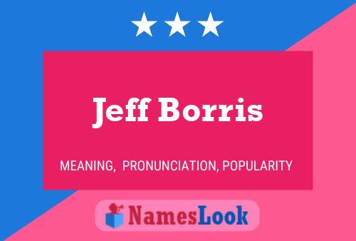 ملصق اسم Jeff Borris