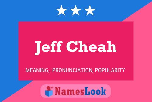 ملصق اسم Jeff Cheah