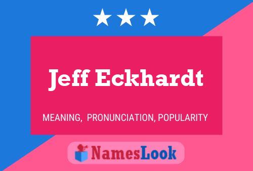 ملصق اسم Jeff Eckhardt