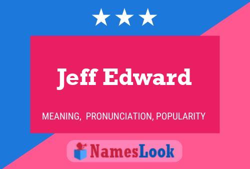 ملصق اسم Jeff Edward