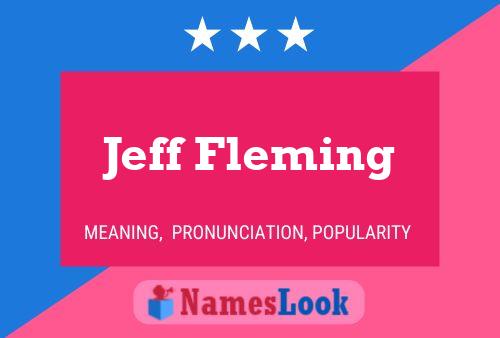 ملصق اسم Jeff Fleming