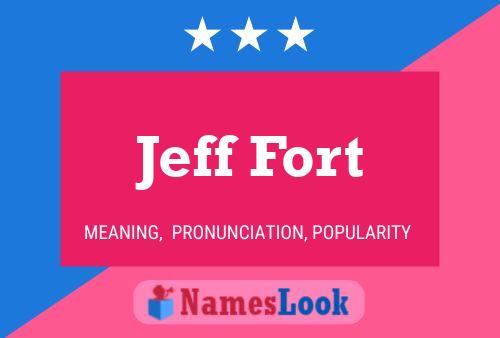 ملصق اسم Jeff Fort