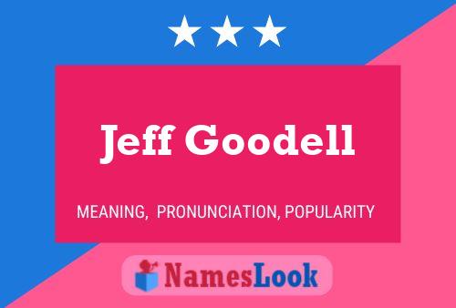 ملصق اسم Jeff Goodell