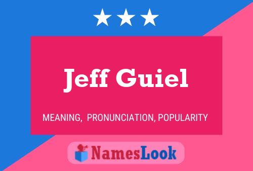 ملصق اسم Jeff Guiel