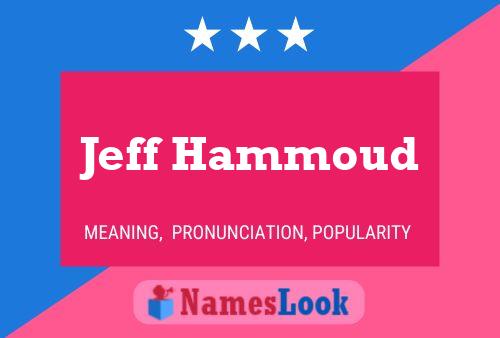 ملصق اسم Jeff Hammoud