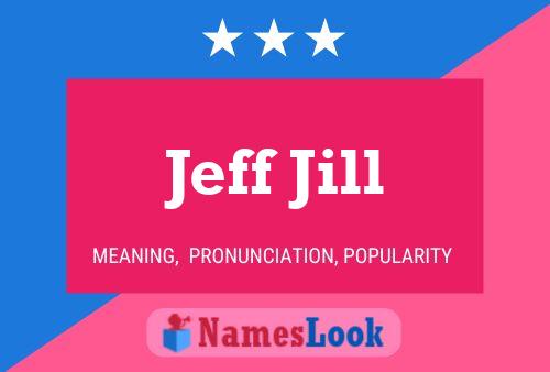 ملصق اسم Jeff Jill