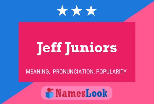 ملصق اسم Jeff Juniors