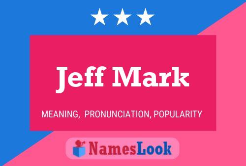 ملصق اسم Jeff Mark