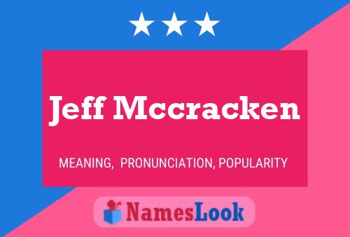 ملصق اسم Jeff Mccracken