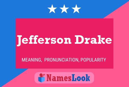 ملصق اسم Jefferson Drake