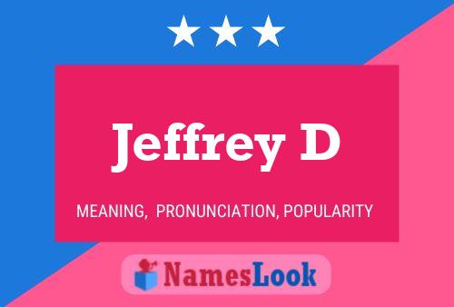 ملصق اسم Jeffrey D