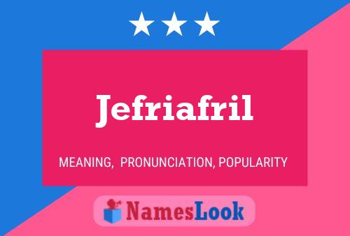 ملصق اسم Jefriafril