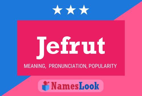 ملصق اسم Jefrut