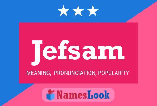 ملصق اسم Jefsam