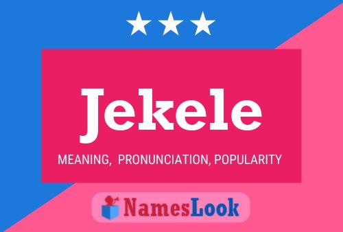 ملصق اسم Jekele