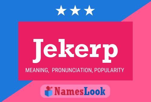 ملصق اسم Jekerp