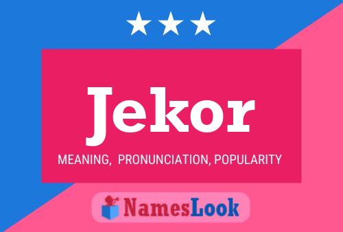 ملصق اسم Jekor