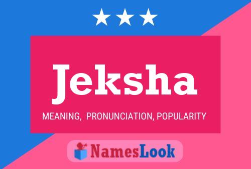 ملصق اسم Jeksha