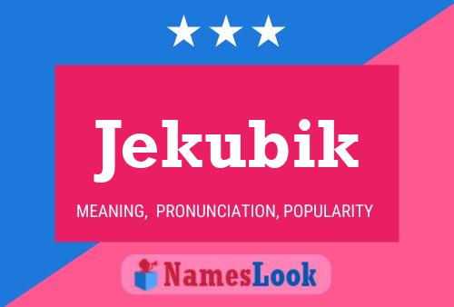 ملصق اسم Jekubik