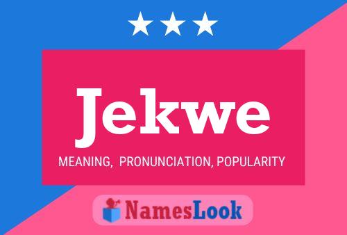 ملصق اسم Jekwe