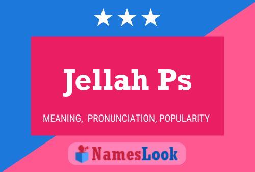 ملصق اسم Jellah Ps