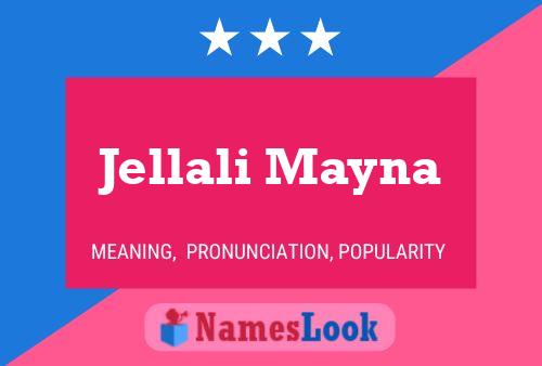 ملصق اسم Jellali Mayna