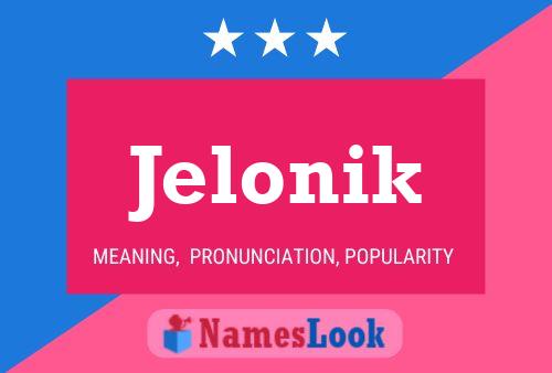 ملصق اسم Jelonik