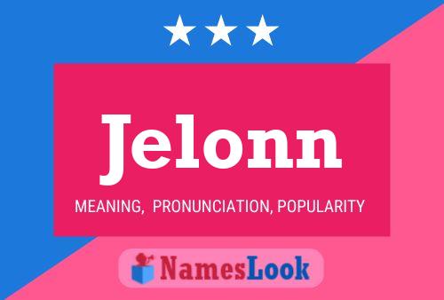 ملصق اسم Jelonn