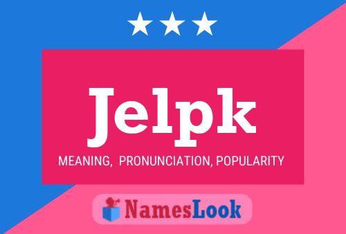 ملصق اسم Jelpk