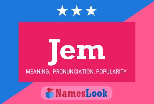 ملصق اسم Jem