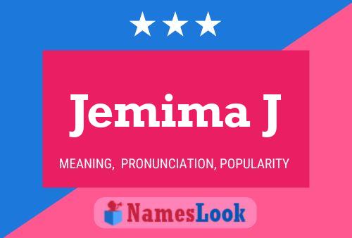 ملصق اسم Jemima J