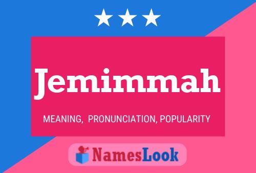 ملصق اسم Jemimmah