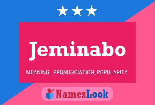 ملصق اسم Jeminabo